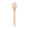 Cucchiaio da dessert in legno biodegradabile 166 mm - Confezione da 100 - Fiesta Green - Fourniresto