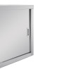 Armadio a muro in acciaio inossidabile 900 x 300 mm - Vogue - Fourniresto