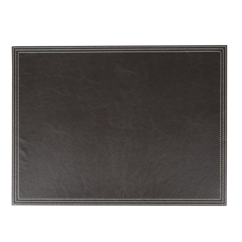 Tovaglietta in similpelle marrone 300 x 400 mm - Olympia - Fourniresto Tovaglietta in similpelle marrone 300 x 400 mm - Olympia - Fourniresto