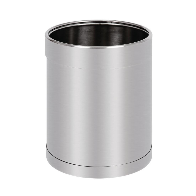 Cestino per la carta in acciaio inossidabile - 10,2 L - Bolero - Fourniresto Cestino per la carta in acciaio inossidabile - 10,2 L - Bolero - Fourniresto
