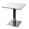 Piede Tavolo Quadrato In Acciaio Inox 720 X 430 Mm - Bolero - Fourniresto