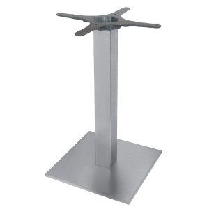 Piede Tavolo Quadrato In Acciaio Inox 720 X 430 Mm - Bolero - Fourniresto