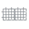 Griglia Grigia 335 X 335 Mm - Lotto Di 2 - Vogue - Fourniresto