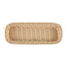 Cesto rettangolare per posate in rattan e polipropilene 270 x 100 mm - APS - Fourniresto