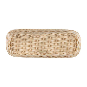 Cesto rettangolare per posate in rattan e polipropilene 270 x 100 mm - APS - Fourniresto