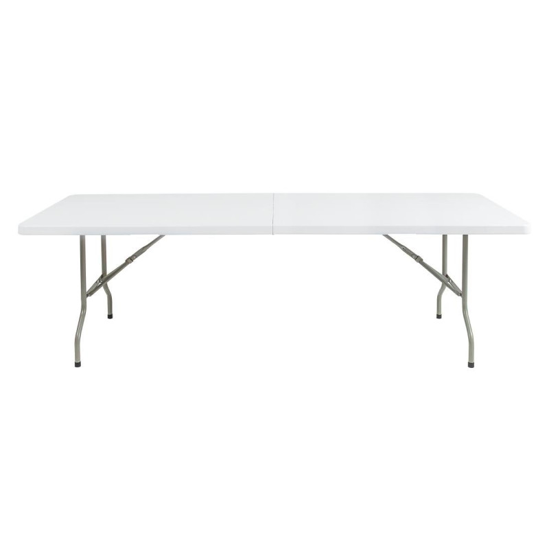 Tavolo Pieghevole Centrale Bianco 2430 mm - Bolero - Fourniresto Tavolo Pieghevole Centrale Bianco 2430 mm - Bolero - Fourniresto