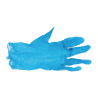 Guanti alimentari in vinile non talcati blu taglia S - Confezione da 100 - Vogue - Fourniresto