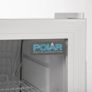 Vetrina frigorifera da banco bianca 1 porta 88 L - Polar - Fourniresto