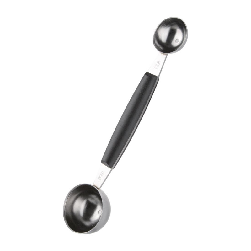 Cucchiaio Parigino Doppio 30 E 40 Mm - Vogue - Fourniresto Cucchiaio Parigino Doppio 30 E 40 Mm - Vogue - Fourniresto
