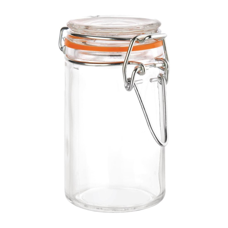 Mini Barattolo di vetro per conserve da 70 ml - Lotto da 12 - Vogue - Fourniresto Mini Barattolo di vetro per conserve da 70 ml - Lotto da 12 - Vogue - Fourniresto