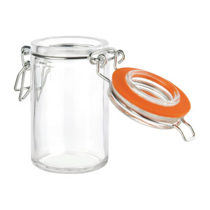 Mini Barattolo di vetro per conserve da 70 ml - Lotto da 12 - Vogue - Fourniresto