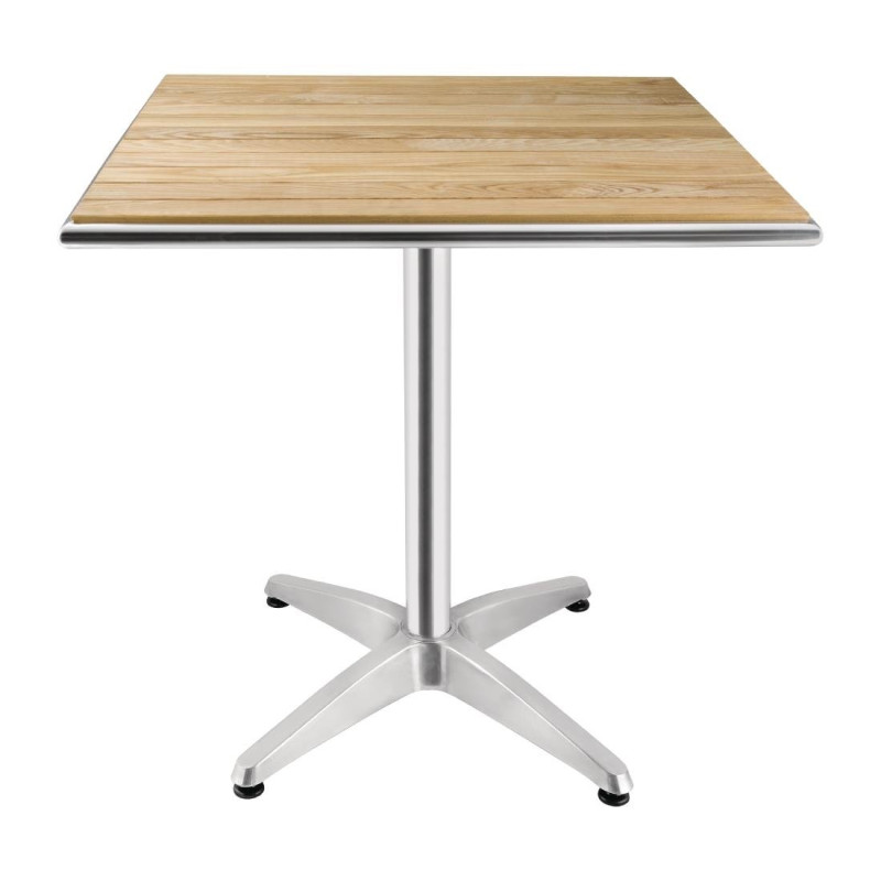 Tavolo Quadrato in Frassino 700 x 700 mm - Bolero - Fourniresto Tavolo Quadrato in Frassino 700 x 700 mm - Bolero - Fourniresto