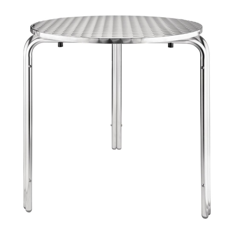 Tavolo Bistrot Rotondo in acciaio inossidabile - Ø 700 mm - Bolero - Fourniresto Tavolo Bistrot Rotondo in acciaio inossidabile - Ø 700 mm - Bolero - Fourniresto