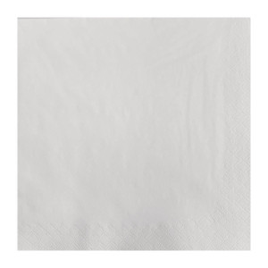 Tovagliolo di carta bianco a 2 strati 300 x 300 mm - Lotto da 1500 - FourniResto - Fourniresto