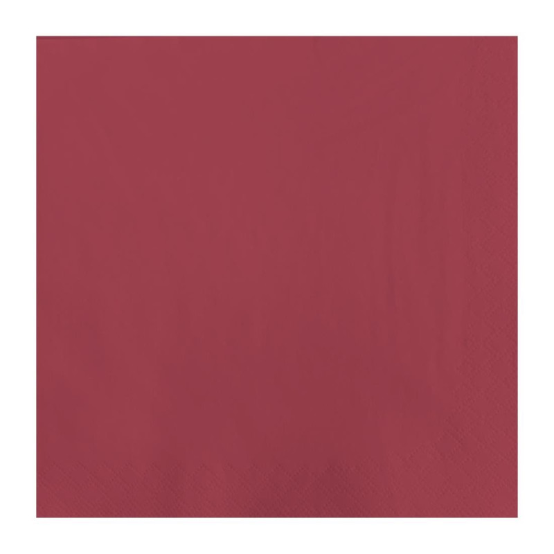 Tovagliolo di carta Bordeaux 2 veli 300 x 300 mm - Lotto da 1500 - FourniResto - Fourniresto Tovagliolo di carta Bordeaux 2 veli 300 x 300 mm - Lotto da 1500 - FourniResto - Fourniresto