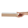 Scatola per panini riciclabile 80 x 250 mm - Lotto da 500 - Colpac - Fourniresto