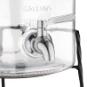 Distributore d'Acqua Retrò in Vetro con Base 8,5 L - Olympia - Fourniresto