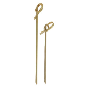 Punta a boucle in bambù da 120 mm - Lotto di 100 - FourniResto - Fourniresto