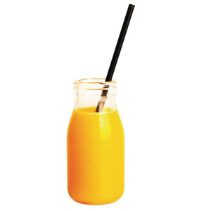 Mini Bottiglia di Latte in Vetro 200 ml - Lotto di 12 - Olympia - Fourniresto
