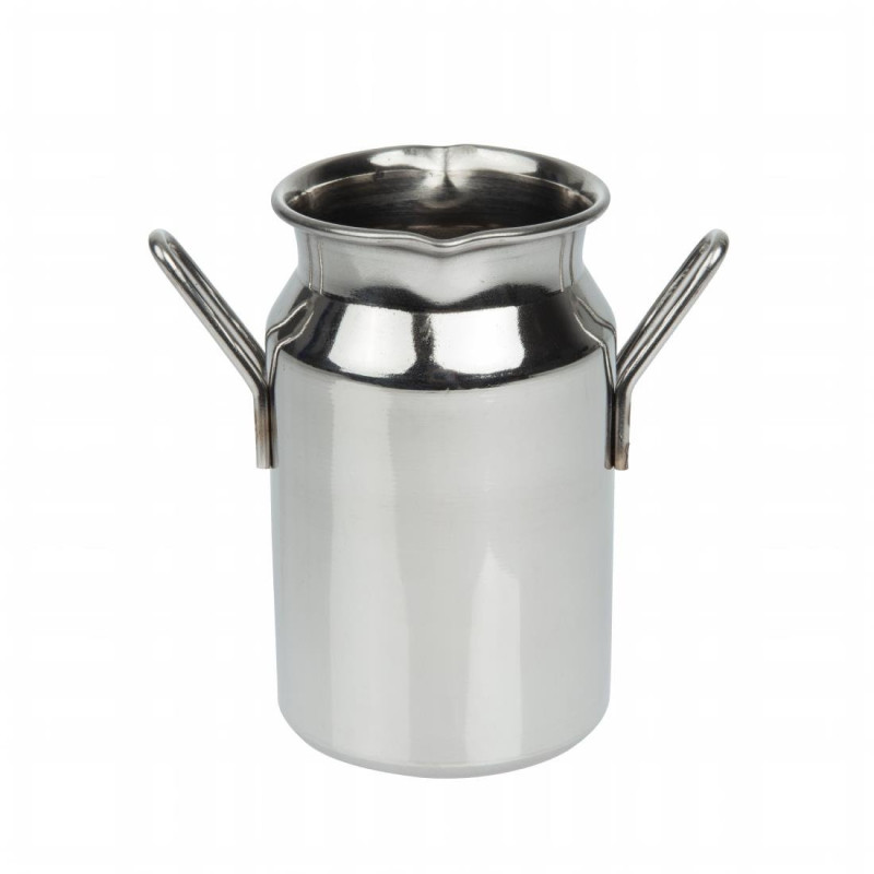 Mini Bidone per Latte in Acciaio Inox 120 ml - Olympia - Fourniresto Mini Bidone per Latte in Acciaio Inox 120 ml - Olympia - Fourniresto