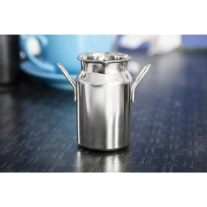 Mini Bidone per Latte in Acciaio Inox 120 ml - Olympia - Fourniresto