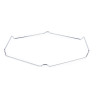 Pietra per Pizza Rettangolare con Supporto 380 x 305 mm - FourniResto - Fourniresto