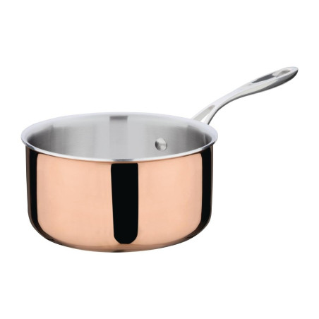 Casseruola in rame 3 strati induzione Ø 180 mm - Vogue - Fourniresto
