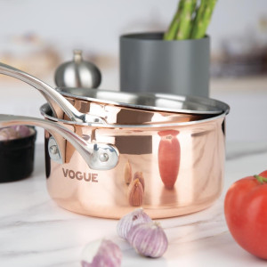 Casseruola in rame 3 strati induzione Ø 180 mm - Vogue - Fourniresto