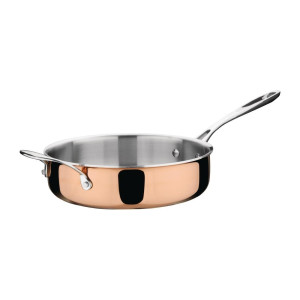 Casseruola in rame 3 strati induzione Ø 240 mm - Vogue - Fourniresto