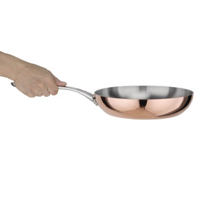 Padella in rame 3 strati induzione Ø 240 mm - Vogue - Fourniresto