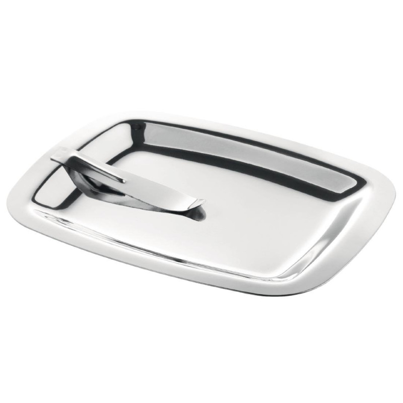 Vassoio in acciaio inossidabile con clip 150 x 120 mm - Olympia - Fourniresto Vassoio in acciaio inossidabile con clip 150 x 120 mm - Olympia - Fourniresto
