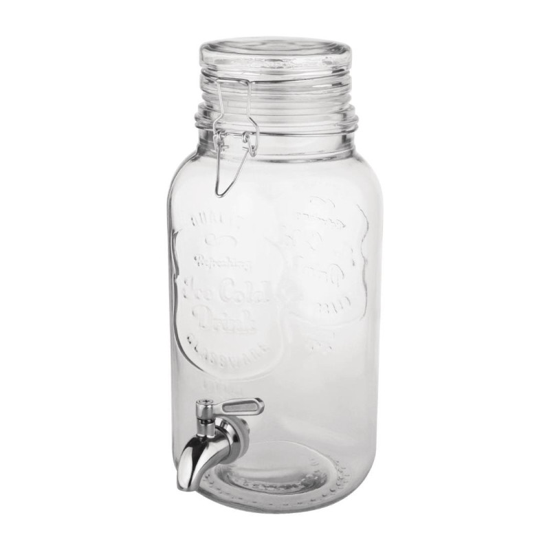 Distributore di Bevande Retrò con Chiusura Metallica da 3,6 L - Olympia - Fourniresto Distributore di Bevande Retrò con Chiusura Metallica da 3,6 L - Olympia - Fourniresto