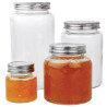 Barattolo per conserve in vetro con coperchio a vite da 330 ml - Confezione da 6 - Vogue - Fourniresto