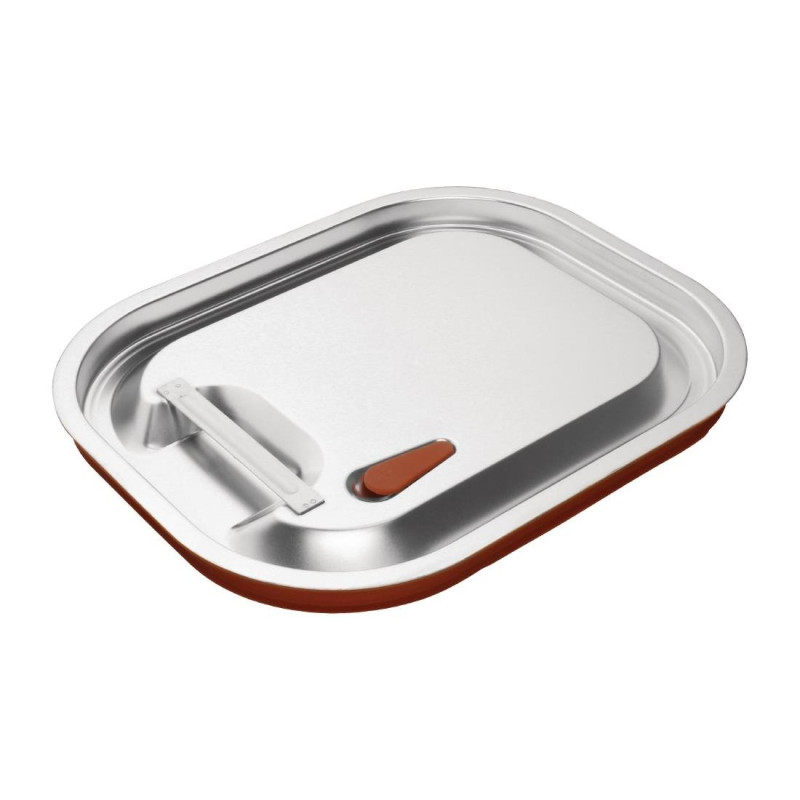 Coperchio ermetico in acciaio inossidabile e silicone per vassoio GN 1/2 - Vogue - Fourniresto Coperchio ermetico in acciaio inossidabile e silicone per vassoio GN 1/2 - Vogue - Fourniresto