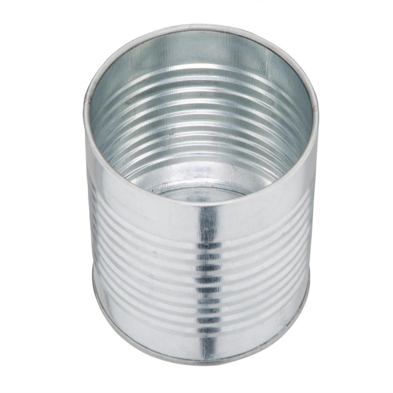 Contenitore Scatola di Latta in Acciaio Ø 90 mm - Olympia - Fourniresto Contenitore Scatola di Latta in Acciaio Ø 90 mm - Olympia - Fourniresto