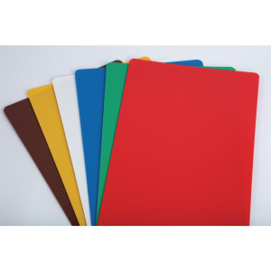 Tagliere Flessibile in Polipropilene 300 mm - Lotto di 6 - Hygiplas - Fourniresto