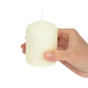 Candele cilindriche avorio Ø 60 mm - Lotto di 12 - FourniResto - Fourniresto