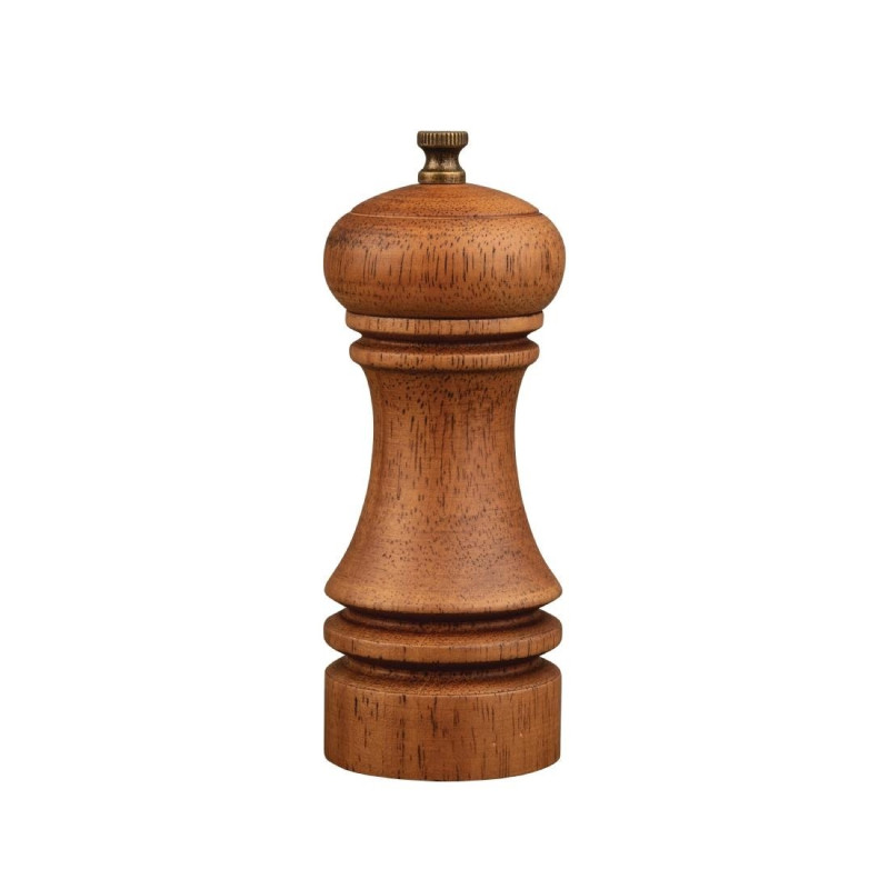 Mulino per sale e pepe in legno effetto invecchiato 150 mm - Olympia - Fourniresto Mulino per sale e pepe in legno effetto invecchiato 150 mm - Olympia - Fourniresto