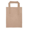 Piccola borsa di carta riciclata marrone 215 x 180 mm - Lotto da 250 - Fiesta Green - Fourniresto