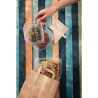 Piccola borsa di carta riciclata marrone 215 x 180 mm - Lotto da 250 - Fiesta Green - Fourniresto