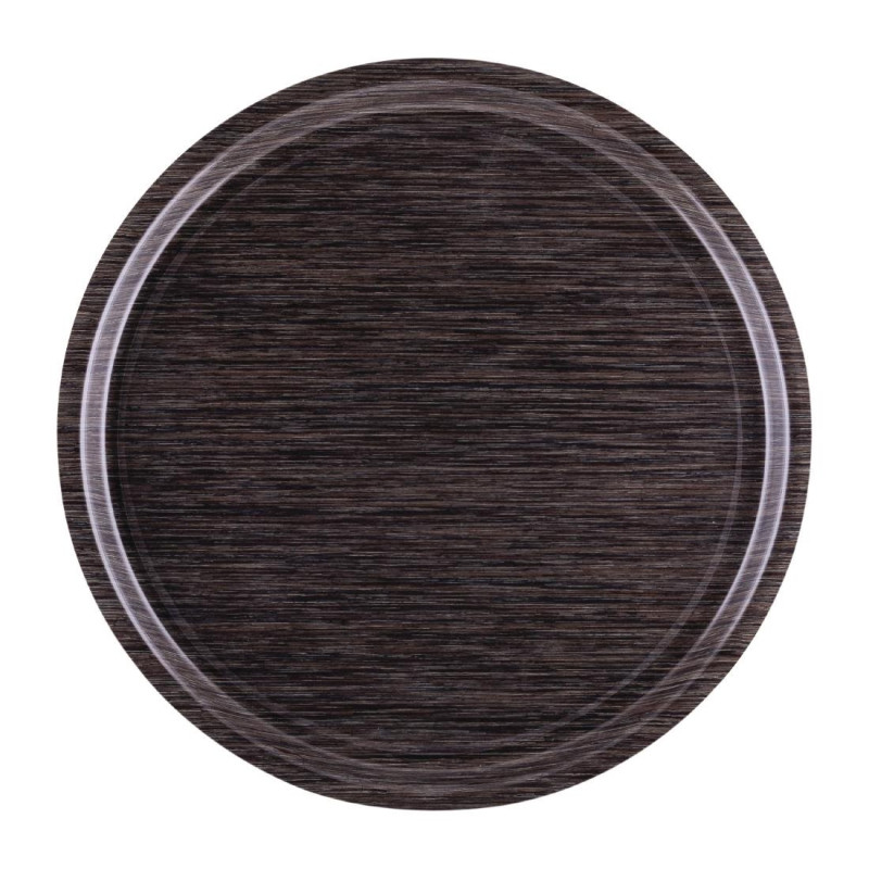 Piatto Rotondo Antiscivolo in Wengé Ø 450 mm - Roltex - Fourniresto Piatto Rotondo Antiscivolo in Wengé Ø 450 mm - Roltex - Fourniresto