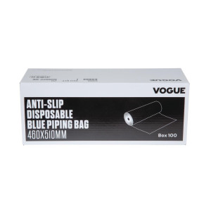 Sac à poche monouso antiscivolo blu - Confezione da 100 - Vogue - Fourniresto