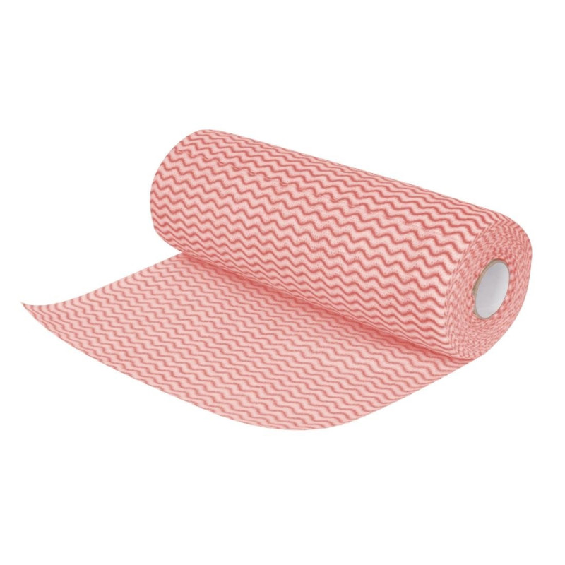 Tessuto non tessuto rosso rotolo da 100 - Jantex - Fourniresto Tessuto non tessuto rosso rotolo da 100 - Jantex - Fourniresto