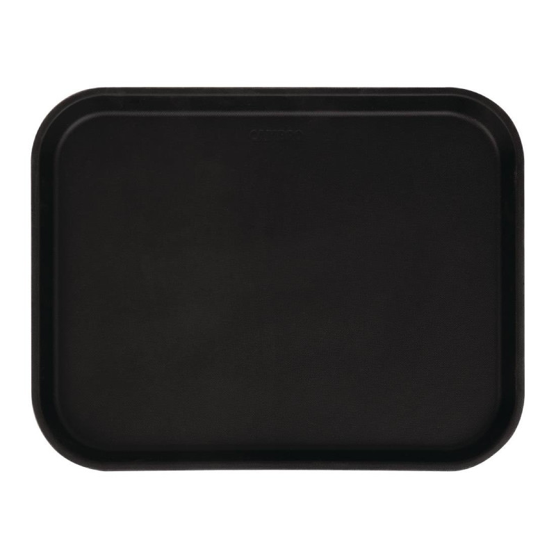 Vassoio rettangolare antiscivolo in fibra di vetro Camtread nero 45,7 cm - Cambro - Fourniresto Vassoio rettangolare antiscivolo in fibra di vetro Camtread nero 45,7 cm - Cambro - Fourniresto
