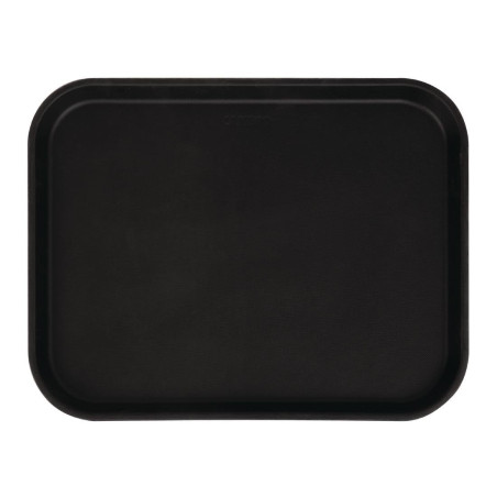 Vassoio rettangolare antiscivolo in fibra di vetro Camtread nero 45,7 cm - Cambro - Fourniresto