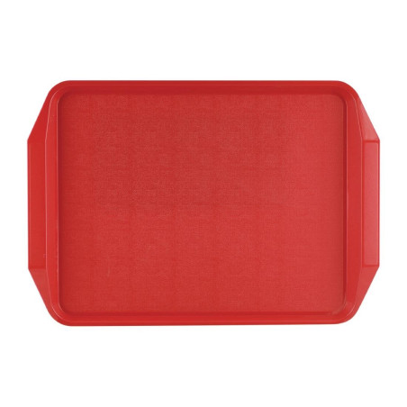Vassoio rosso con manici 435x305mm - Roltex - Fourniresto