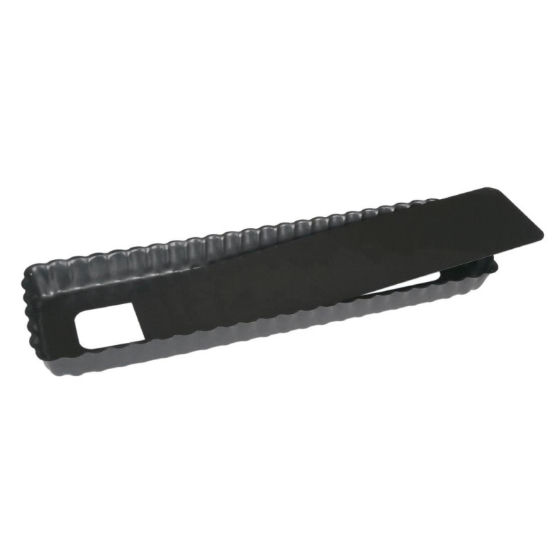 Stampo per crostata rettangolare antiaderente con fondo removibile 360 mm - De Buyer - Fourniresto Stampo per crostata rettangolare antiaderente con fondo removibile 360 mm - De Buyer - Fourniresto