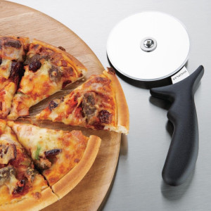 Roulette per Pizza Nera 102mm - Vogue - Fourniresto