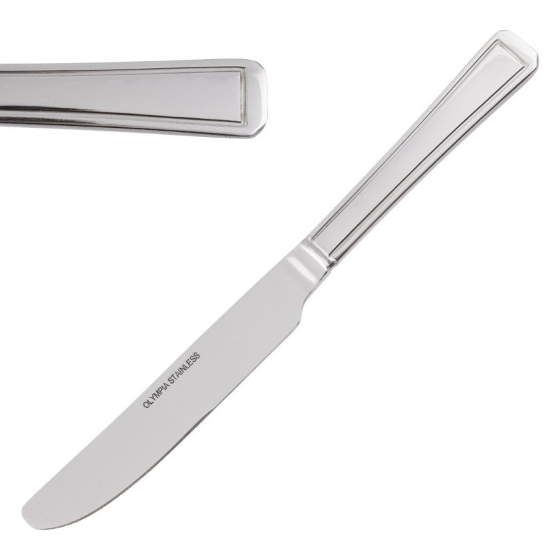 Coltello da dessert Harley in acciaio inossidabile - Lotto da 12 - Olympia - Fourniresto Coltello da dessert Harley in acciaio inossidabile - Lotto da 12 - Olympia - Fourniresto
