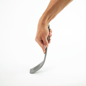 Paletta Forata Grigia in Silicone Resistente al Calore 295mm - Vogue - Fourniresto